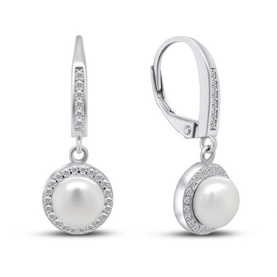 Серьги Brilio Silver Pearl Starry Night