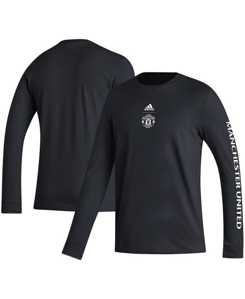 Men's Manchester United Team Crest Long Sleeve T-Shirt