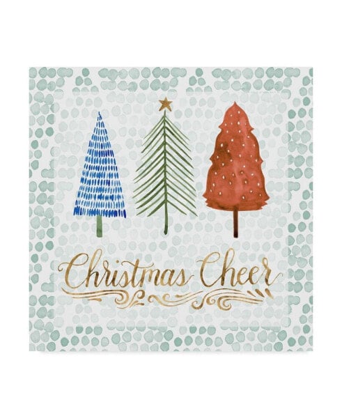 Grace Popp Christmas Tree Whimsy IV Canvas Art - 15" x 20"