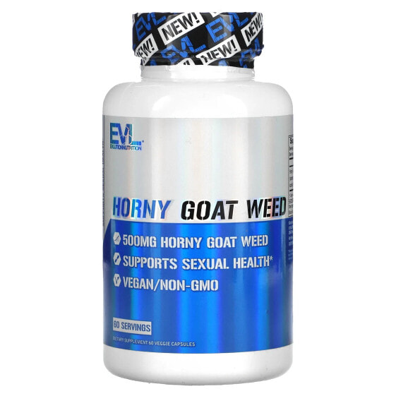 БАД для мужского здоровья Evlution Nutrition Horny Goat Weed, 500 мг, 60 капсул