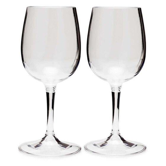 GSI OUTDOORS Nesting Wine Glass Set 2 Units