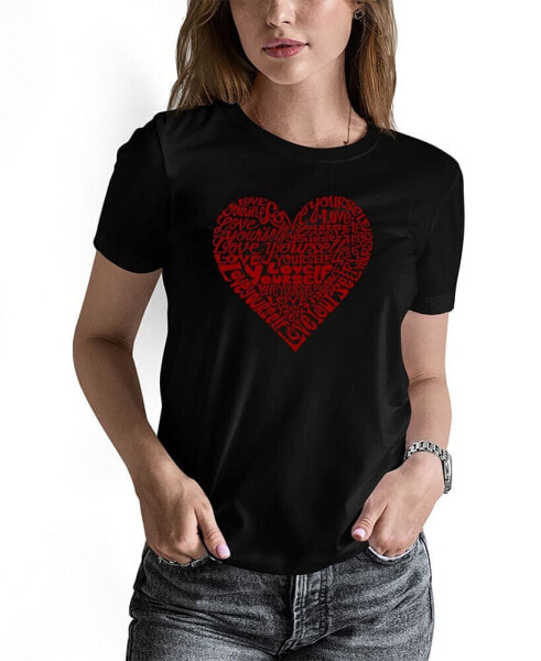 Women's Love Yourself Word Art Short Sleeve T-shirt