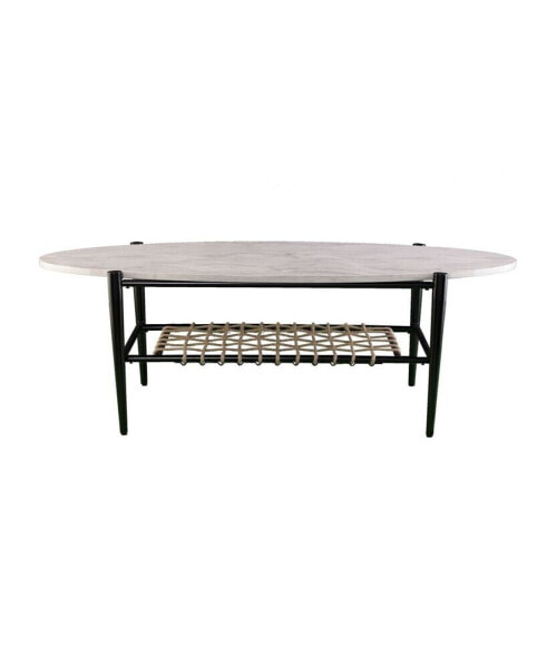 Relckin Faux Marble Cocktail Table
