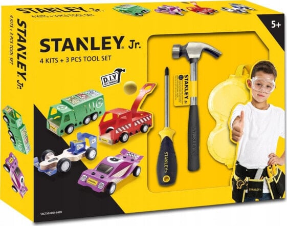 Stanley Junior Zestaw samochodów i narzędzi Stanley Jr 7-cz. (U001-K04-T03-SY)