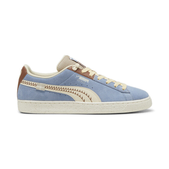 Puma Suede Expedition 39578301 Mens Blue Suede Lifestyle Sneakers Shoes