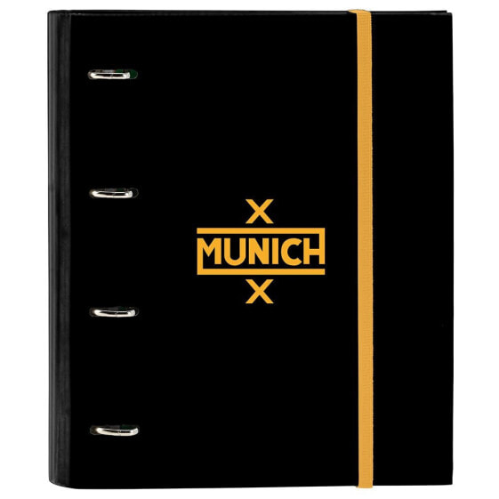 MUNICH Folder 4 Rings Of 35 mm With Refill A4 100 Sheets With Rubber And 5 Dividers