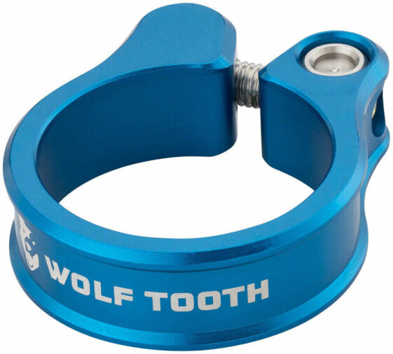 Подседельный зажим Wolf Tooth - 28.6 мм, Голубой