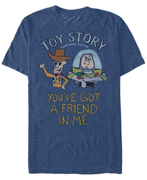 Disney Pixar Men's Toy Story You've Got a Friend Short Sleeve T-Shirt