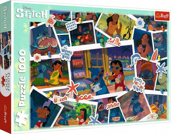 Trefl Puzzle 1000 elementów Lilo i Stitch Słodkie wspomnienia