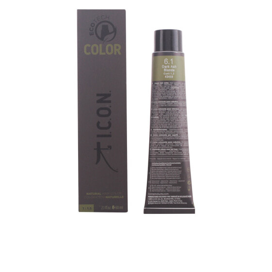 Icon Ecotech Color Natural Color No 6.1 Натуральная краска для волос, оттенок темно-пепельный блондин 60 мл