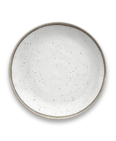 Melamine Retreat Pottery Dinner Plates, Set of 6