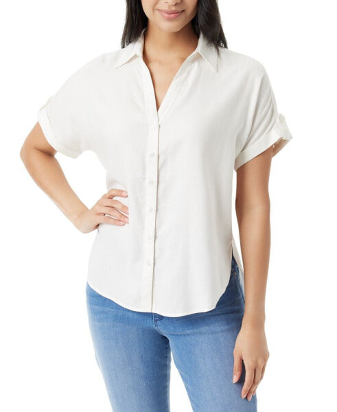 Women's Demi Short-Sleeve Button Front Shirt