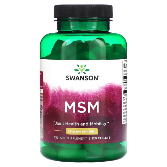 Витаминно-минеральный комплекс Swanson MSM 1.5 г 120 таблеток