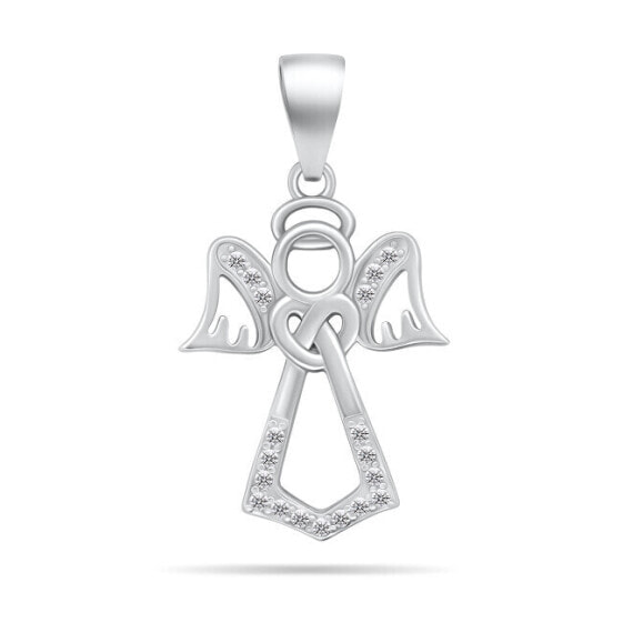 Модный серебряный кулон с ангелочком PENT113