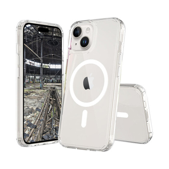 Аксессуар для телефона Чехол JT Berlin Pankow Clear MagSafe для Apple iPhone 15 Plus, прозрачный