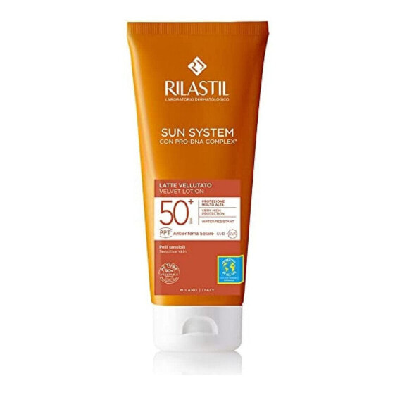 Молочко после загара Rilastil Sun System Spf 50+ (200 мл) Кремовое Увлажняющее Успокаивающее антиоксидантами Солнечный Риластил