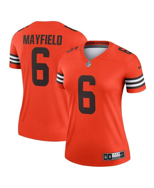 Блузка Nike женская оранжевая Cleveland Browns Inverted Legend