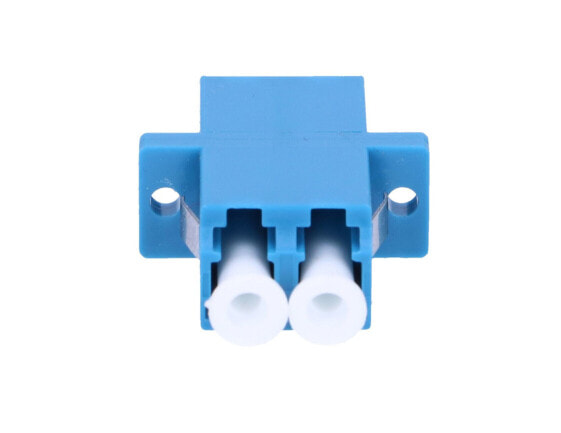 Extralink ADAPTER LC/PC LC/UPC SM DUPLEX - Adapter - LC - Uncoated - Blue - Single-mode - Acrylonitrile butadiene styrene (ABS) - Ceramic