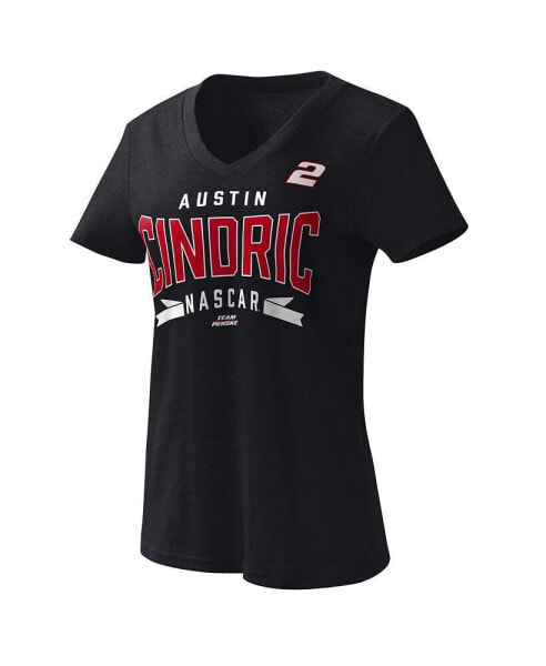 Women's Black Austin Cindric Dream Team V-Neck T-shirt