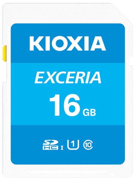 Карта памяти Kioxia Exceria 16 ГБ SDHC Class 10 UHS-I 100 MB/s 1 U1