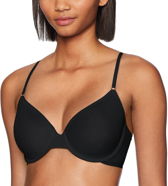 OnGossamer 187808 Womens Underwired T-Shirt Bra Solid Black Size 36A