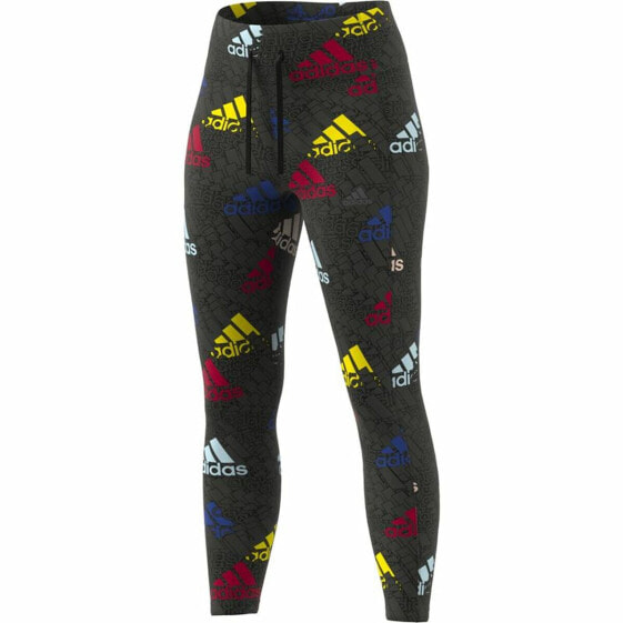 Длинные спортивные штаны Adidas Brand Love 7/8 Чёрный Женщина