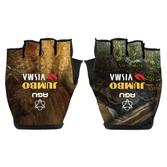 AGU Team Jumbo-Visma Replica TDF 2022 short gloves