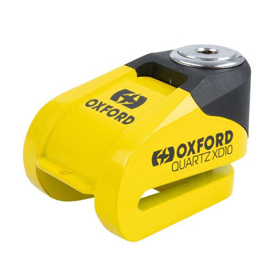 Замок дисковый QUARTZ XD10 10 мм Yellow/Black OXFORD