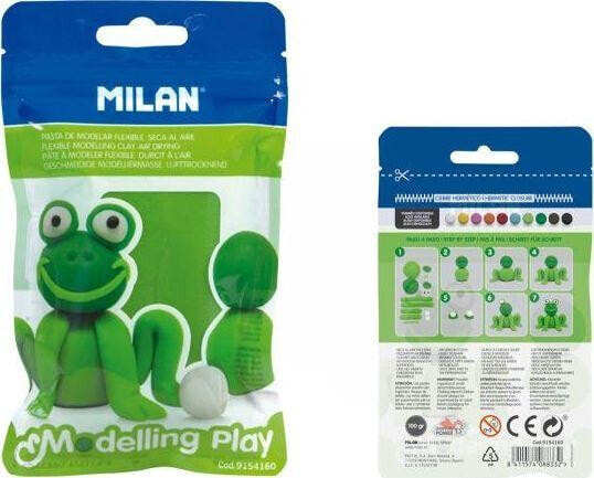 Milan Modelina Air-Dry 100g jasna zielona 9154160 MILAN