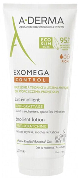 Эмолентное молоко для контроля ADERMA Exomega Control