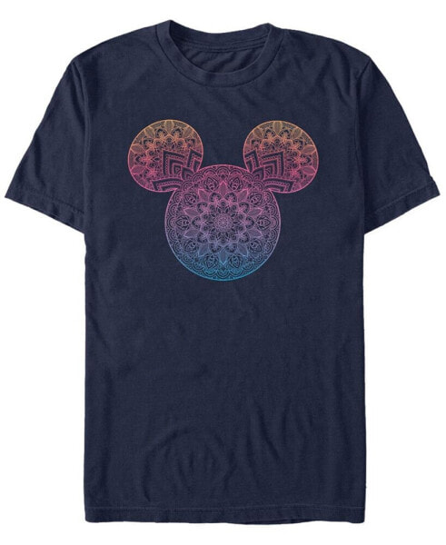 Men's Mickey Mandala Fill Short Sleeve T-Shirt