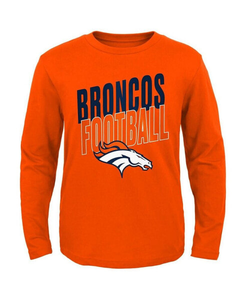 Футболка для малышей Outerstuff Denver Broncos оранжевая Showtime