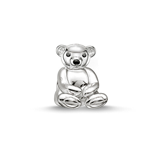 Thomas Sabo Damen Bead 925 Silber Silber Teddybär K0163-041-12