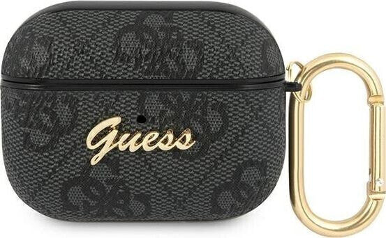 Guess Etui ochronne GUAP4GSMK 4G Script Metal Collection do AirPods Pro szare