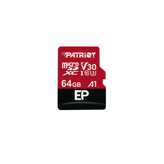 PATRIOT Memory PEF64GEP31MCX - 64 GB - MicroSDXC - Class 10 - 100 MB/s - 80 MB/s - Class 3 (U3)