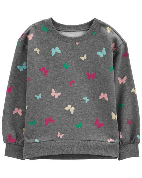 Kid Butterfly Fleece Sweatshirt 14