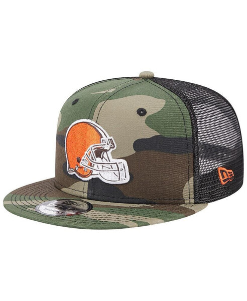 Men's Camo Cleveland Browns Classic Trucker 9FIFTY Snapback Hat