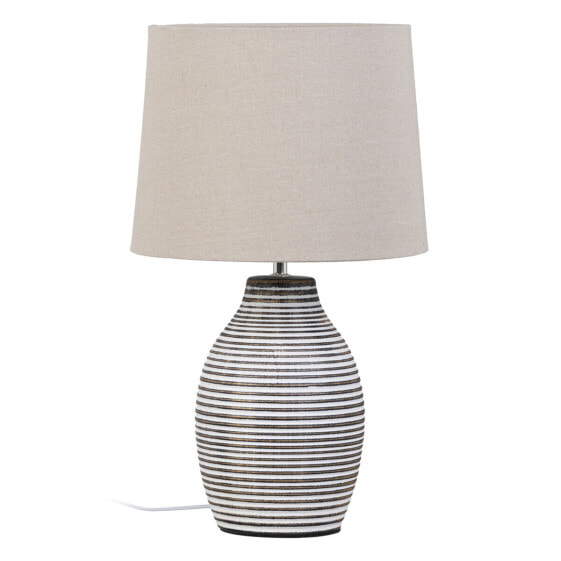 Декоративная настольная лампа BB Home 32 x 32 x 54 см керамическая натурально-белая