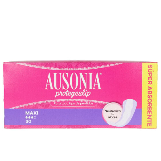 Ausonia Protegeslip Maxi Супервпитывающие прокладки с защитой от запаха и протекания 30 шт.
