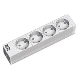 Bachmann 333.0122 - 2 m - 4 AC outlet(s) - White - 208 mm