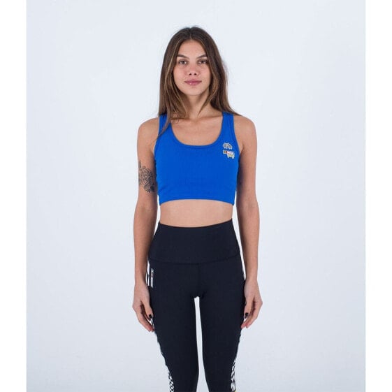 HURLEY Nascar Rib Crop Tank Bikini Top