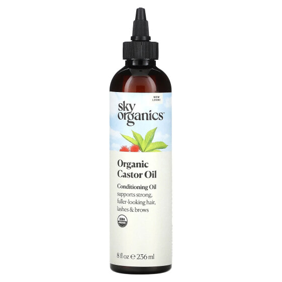 Organic Castor Oil, 8 fl oz (236 ml)