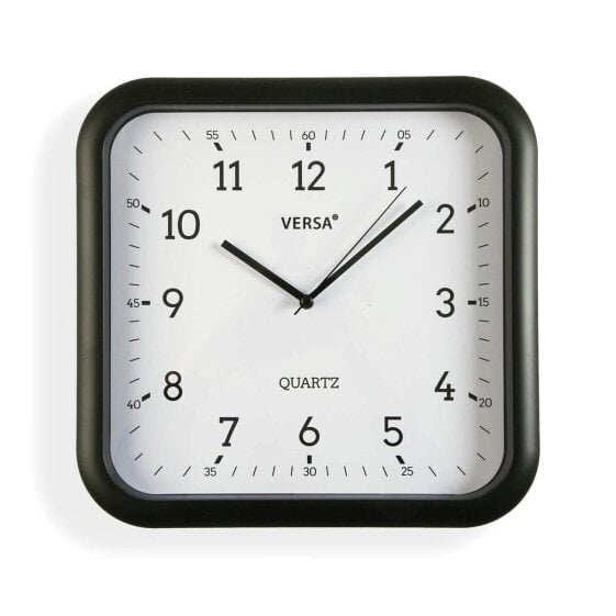 Часы настенные Versa Чёрный Пластик Кварц 3,5 x 28,5 x 29,5 см