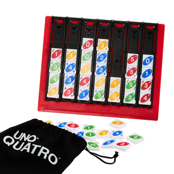 Игра настольная Mattel Games UNO Quatro - Карточная игра - Игра сбрасывания - 7 лет - Семейная игра