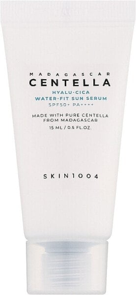 Sonnenschutzserum für das Gesicht mit Centella Asiatica und Hyaluronsäure - Skin1004 Madagascar Centella Hyalu-cica Water-fit Sun Serum 15 ml