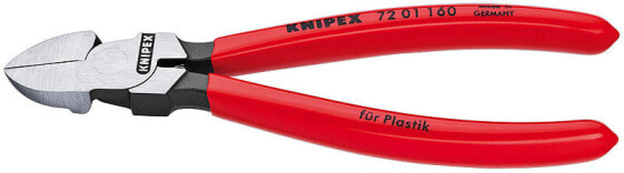 KNIPEX 72 01 160 - Diagonal-cutting pliers - Chromium-vanadium steel - Plastic - Red - 16 cm - 164 g