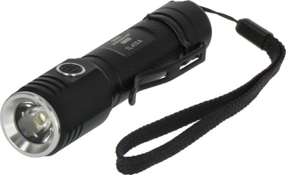 Brennenstuhl 1173750005, Hand flashlight, Black, Aluminium, Buttons, IP44, LED