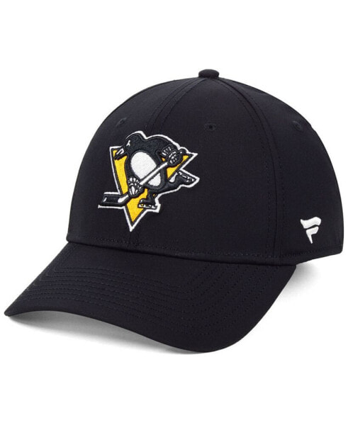 Authentic NHL Headwear Pittsburgh Penguins Basic Flex Stretch Fitted Cap