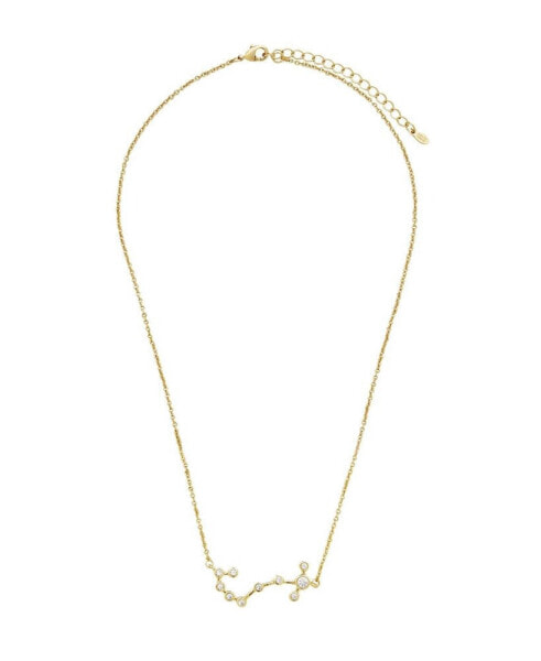 Women's When Stars Align Constellation Necklace in 14k Gold Plate