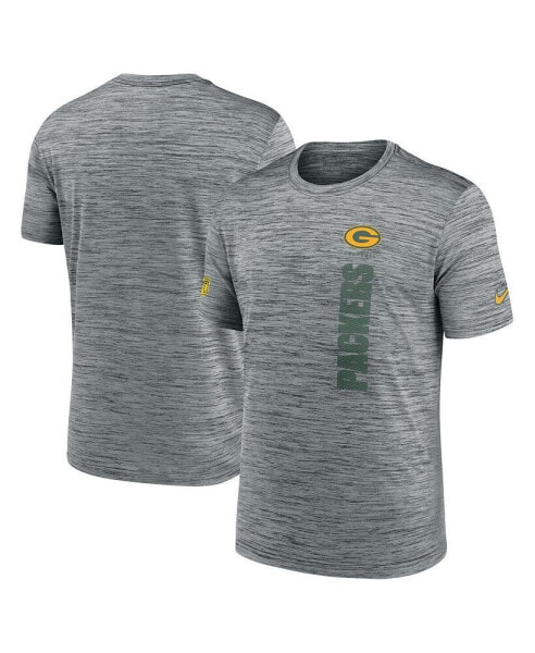 Men's Gray Green Bay Packers 2024 Sideline Velocity Performance T-Shirt